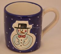 Starbucks FROSTY THE SNOWMAN Sberna Deruta Coffee Mug